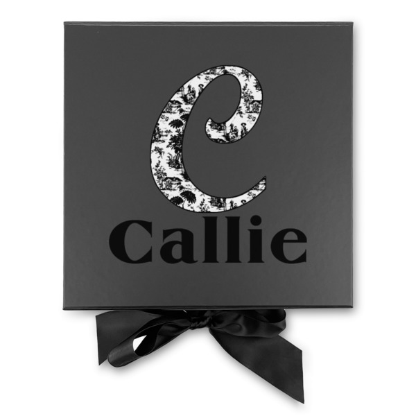 Toile Gift Boxes with Magnetic Lid - Black - Approval