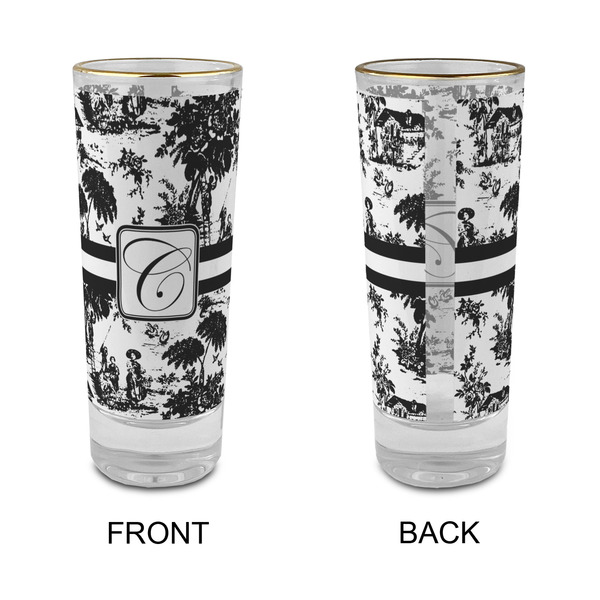 Toile Glass Shot Glass - 2 oz - Single - APPROVAL