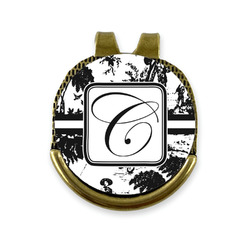 Toile Golf Ball Marker - Hat Clip - Gold
