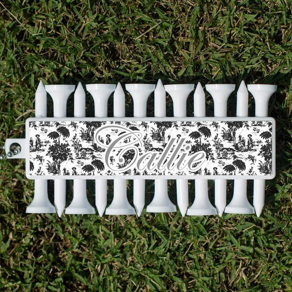 Toile Golf Tees & Ball Markers Set - Front