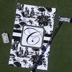 Toile Golf Towel Gift Set (Personalized)