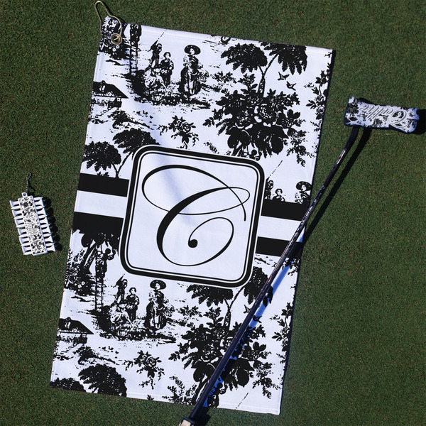 Custom Toile Golf Towel Gift Set (Personalized)