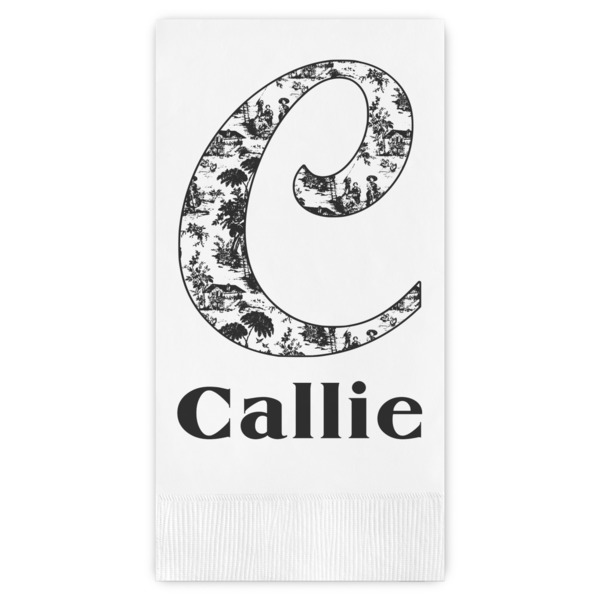 Custom Toile Guest Towels - Full Color (Personalized)