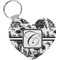 Toile Heart Keychain (Personalized)