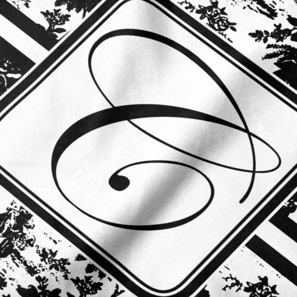 Toile Hooded Baby Towel- Detail Close Up