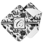 Toile Hooded Baby Towel (Personalized)