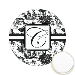 Toile Printed Cookie Topper - 2.15" (Personalized)