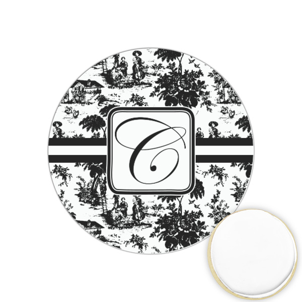 Custom Toile Printed Cookie Topper - 1.25" (Personalized)