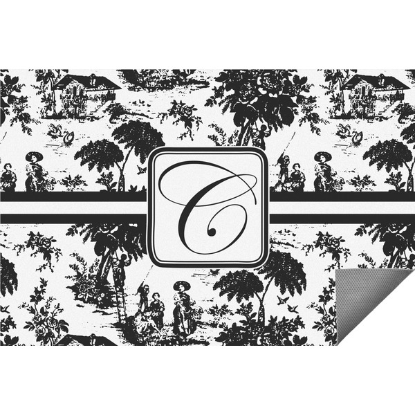 Custom Toile Indoor / Outdoor Rug - 8'x10' (Personalized)