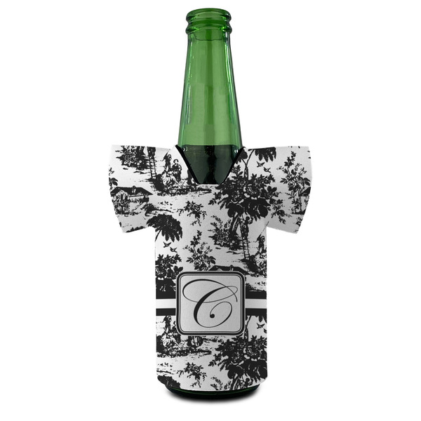 Toile Jersey Bottle Cooler - FRONT (on bottle)