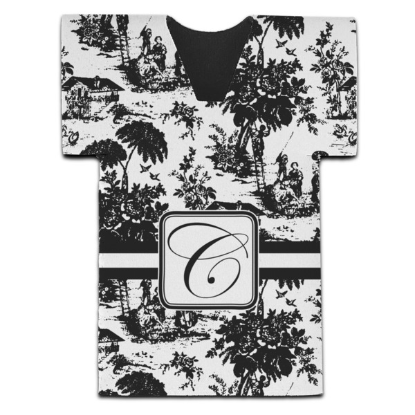 Toile Jersey Bottle Cooler - Set of 4 - FRONT (flat)