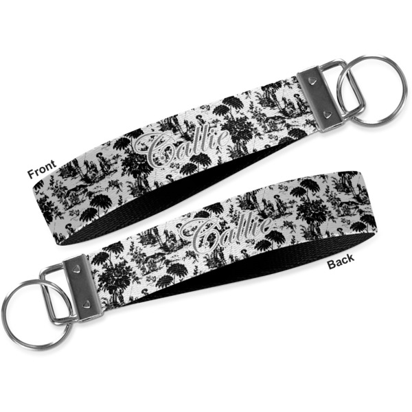 Toile Key-chain - Metal and Nylon - Front and Back
