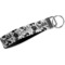 Toile Webbing Keychain FOB with Metal