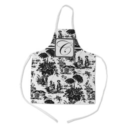 Toile Kid's Apron w/ Initial