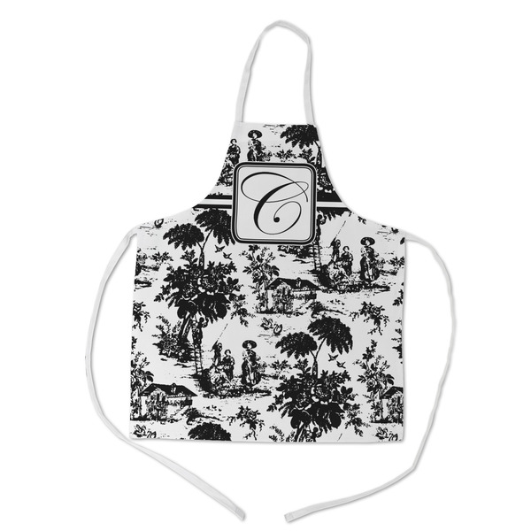 Custom Toile Kid's Apron w/ Initial