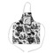 Toile Kid's Apron w/ Initial