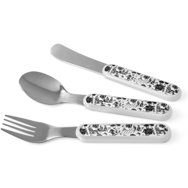 Custom Toile Kid's Flatware (Personalized)