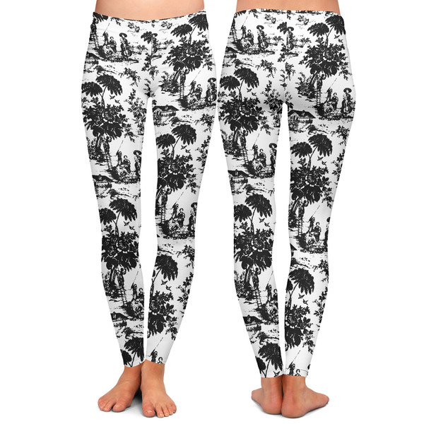 Toile Ladies Leggings - Front and Back