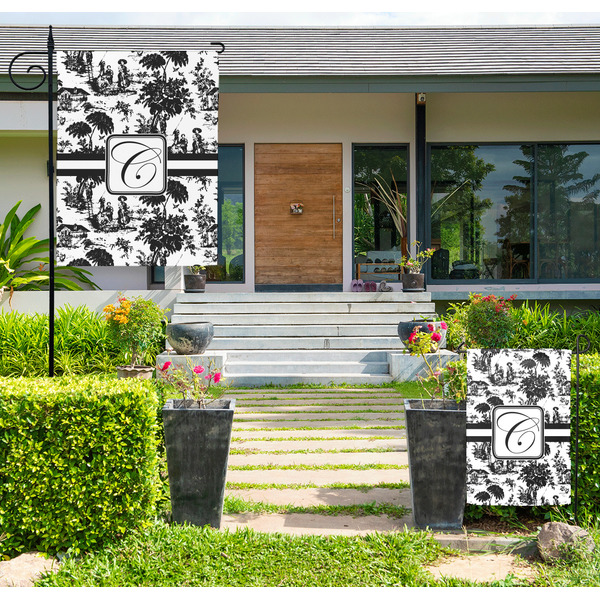 Toile Large Garden Flag - LIFESTYLE
