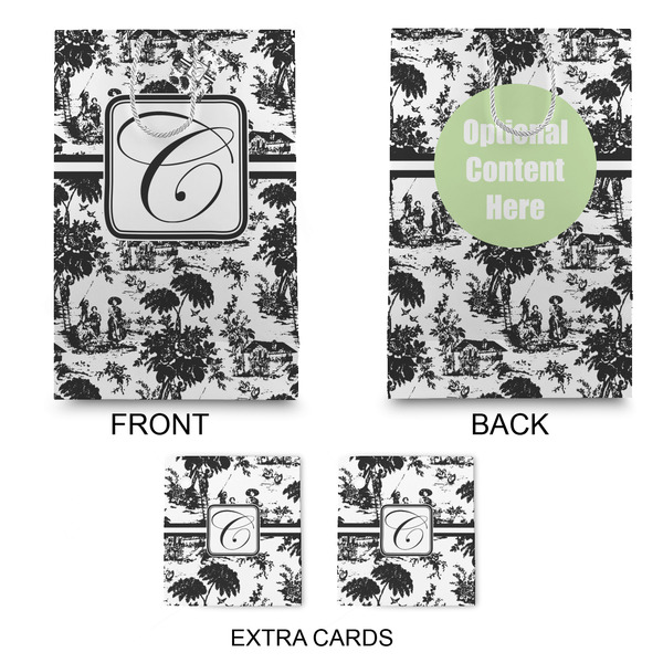 Toile Large Gift Bag - Approval