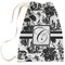 Toile Large Laundry Bag - Front View