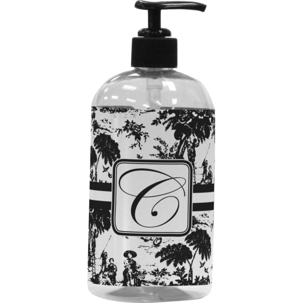 Custom Toile Plastic Soap / Lotion Dispenser (Personalized)