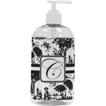 Toile Plastic Soap / Lotion Dispenser (16 oz - Large - White) (Personalized)