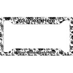 Toile License Plate Frame - Style A (Personalized)