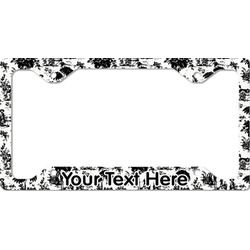 Toile License Plate Frame - Style C (Personalized)