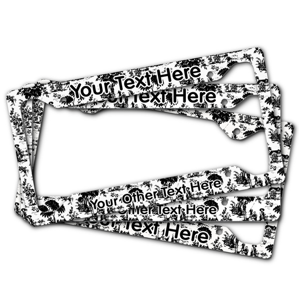Toile License Plate Frames - (PARENT MAIN)
