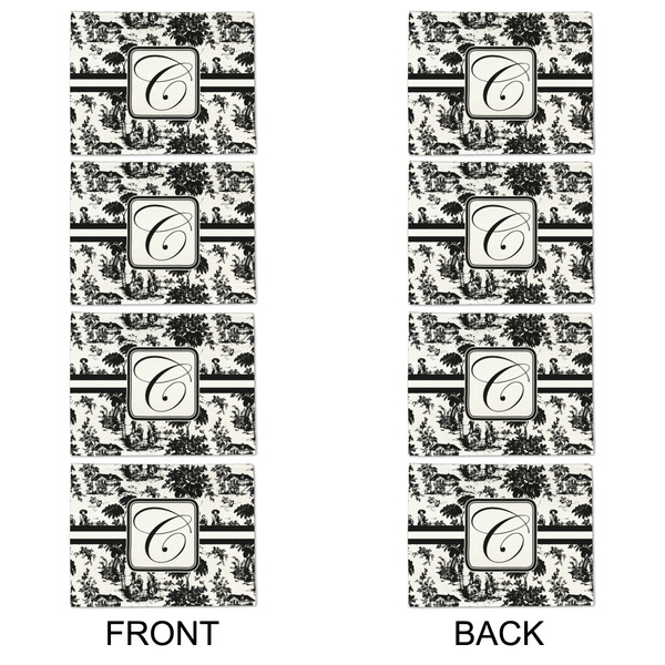 Toile Linen Placemat - APPROVAL Set of 4 (double sided)