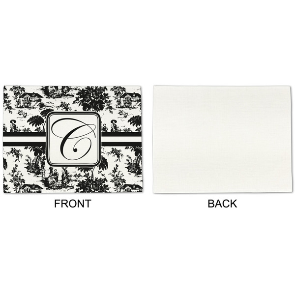 Toile Linen Placemat - APPROVAL Single (single sided)