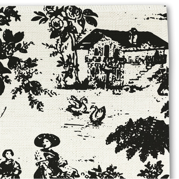Toile Linen Placemat - DETAIL