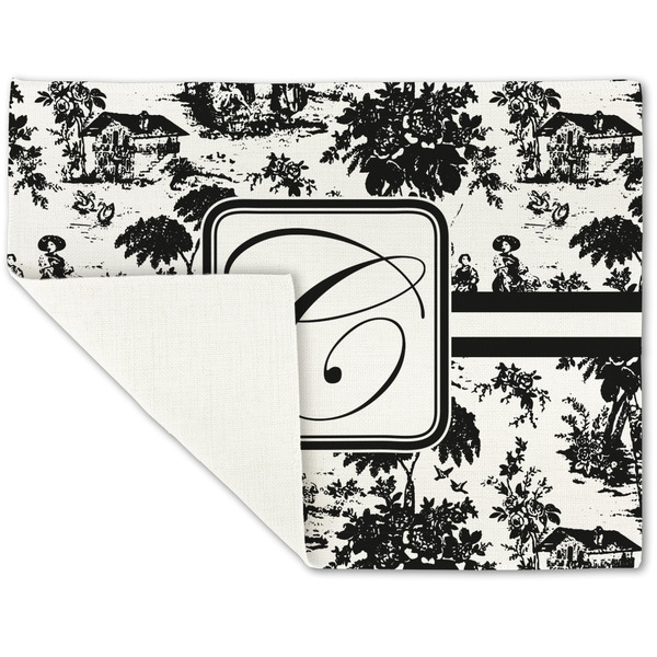 Toile Linen Placemat - Folded Corner (single side)