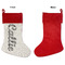 Toile Linen Stockings w/ Red Cuff - Front & Back (APPROVAL)
