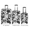 Toile Luggage Bags all sizes - With Handle