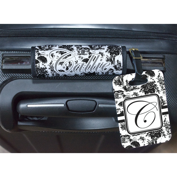 Toile Luggage Wrap & Tag