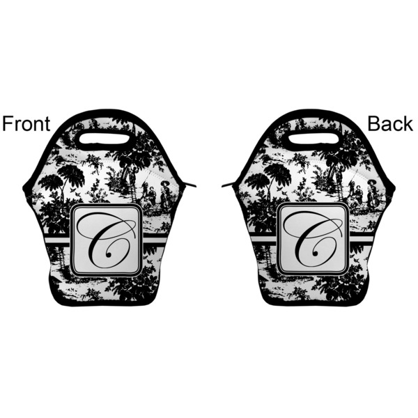 Toile Lunch Bag - Front and Back