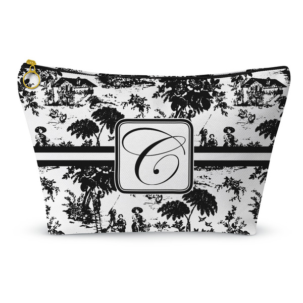 Custom Toile Makeup Bag - Small - 8.5"x4.5" (Personalized)