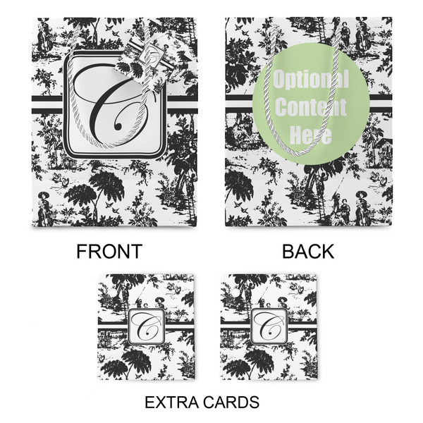 Toile Medium Gift Bag - Approval