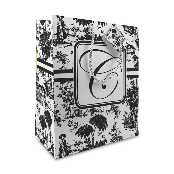 Custom Toile Medium Gift Bag (Personalized)