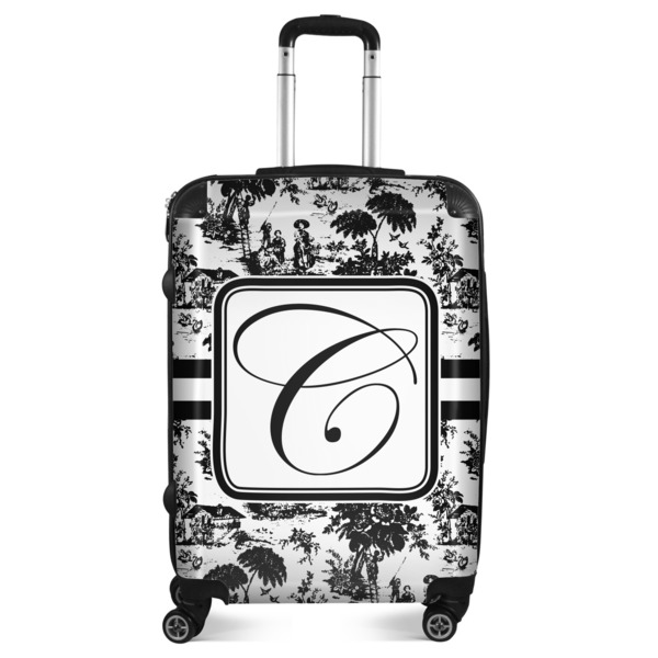 Custom Toile Suitcase - 24" Medium - Checked (Personalized)