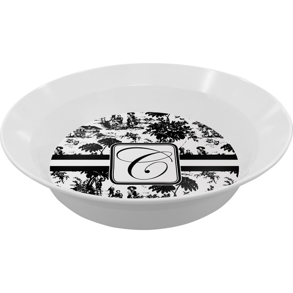 Custom Toile Melamine Bowl (Personalized)