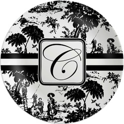 Toile Melamine Salad Plate - 8" (Personalized)