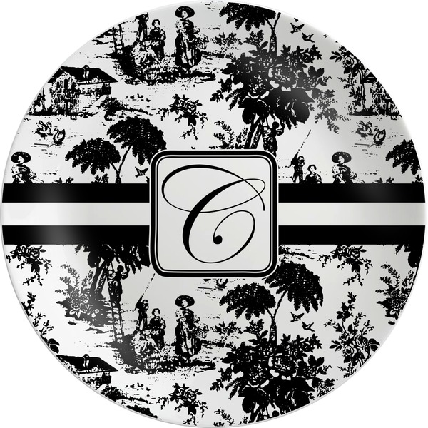 Custom Toile Melamine Plate (Personalized)