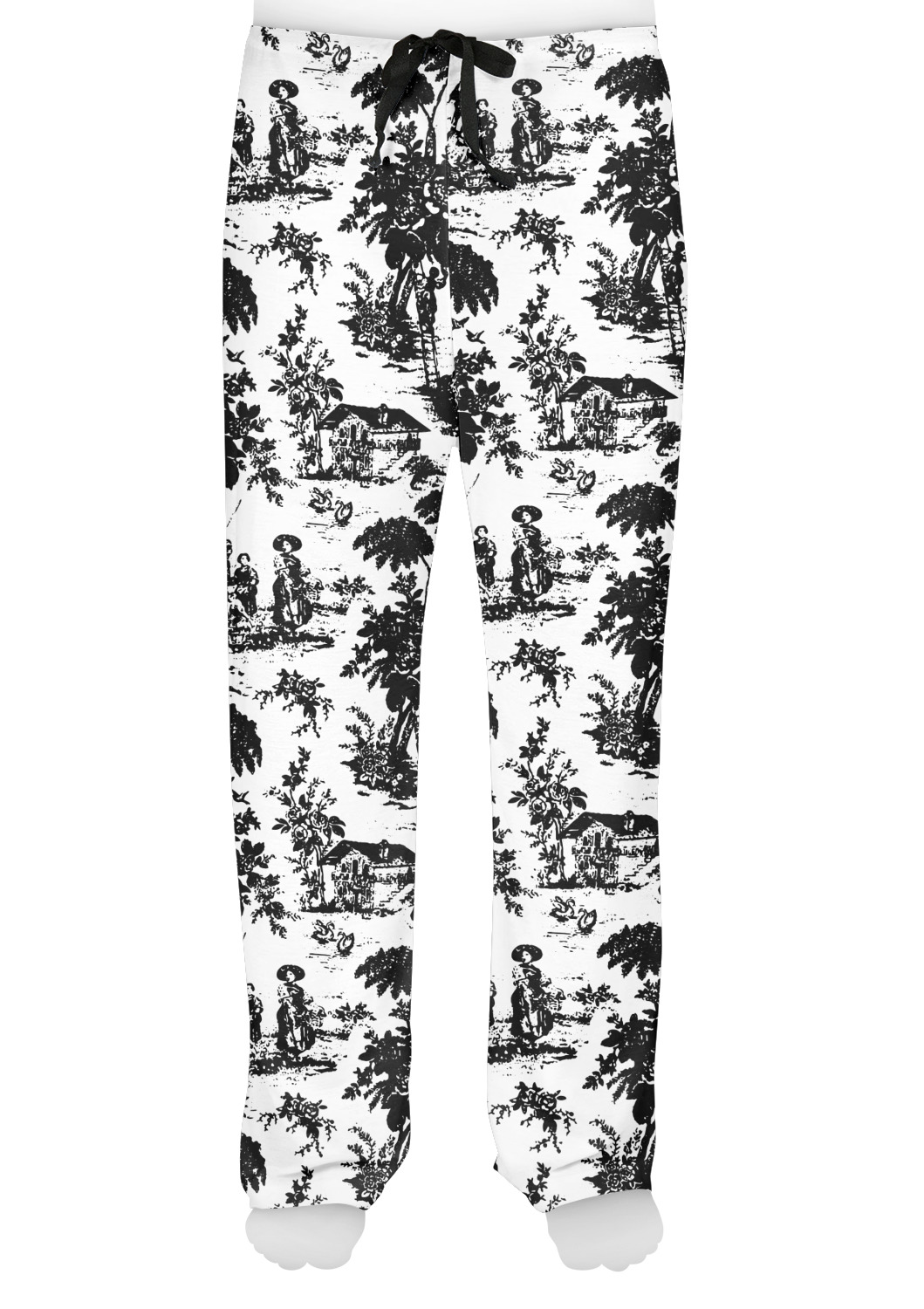 Custom Toile Mens Pajama Pants XL YouCustomizeIt