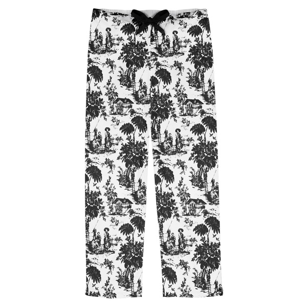 Custom Toile Mens Pajama Pants - XS