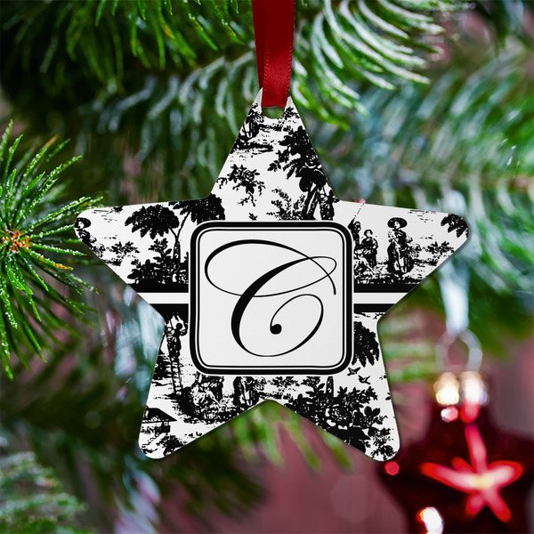 Toile Metal Star Ornament - Lifestyle