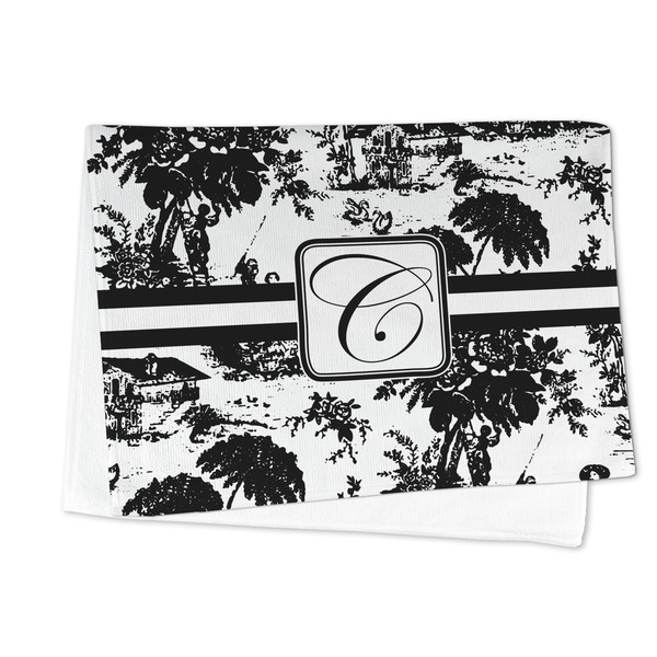 Toile Microfiber Dish Towel - FOLDED HALF