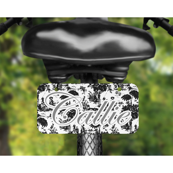 Toile Mini License Plate on Bicycle - LIFESTYLE Two holes